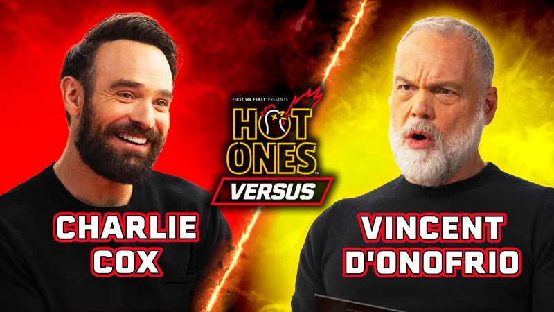 Charlie Cox and Vincent D'onofrio on Hot Ones Versus.
