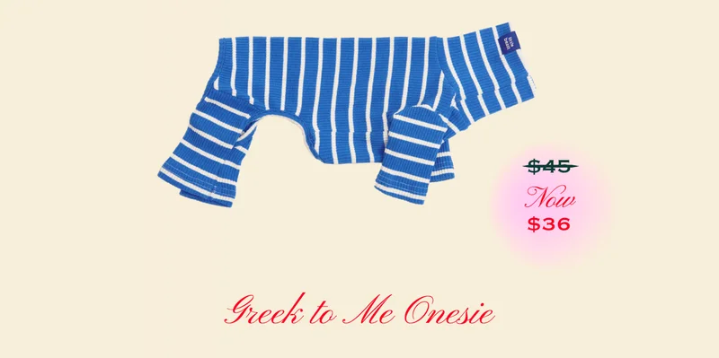 Greek to Me Onesie