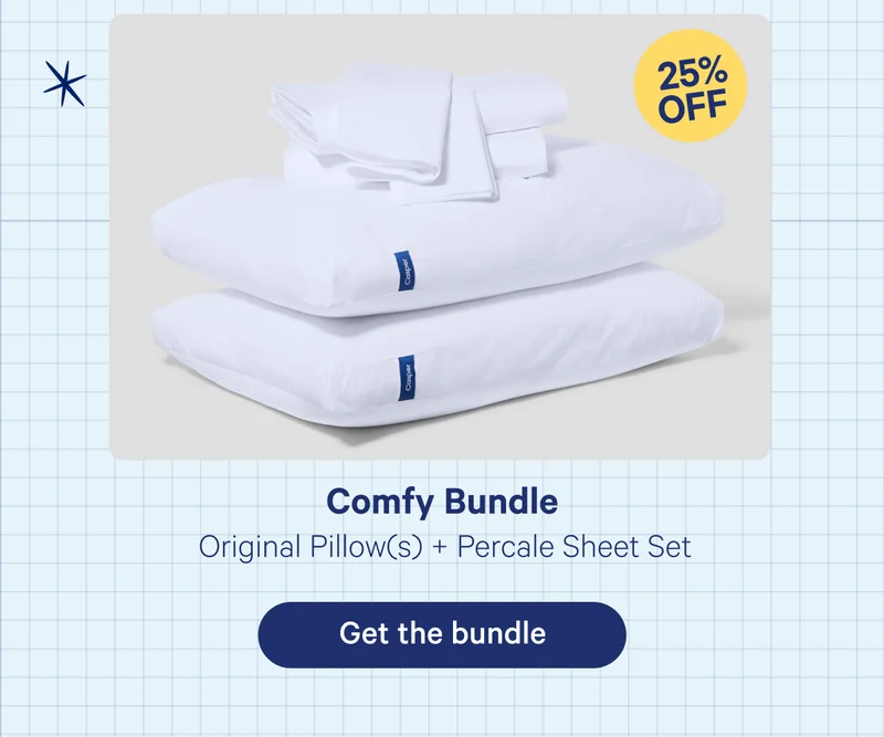 Comfy Bundle; Original Pillow(s) + Percale Sheet Set