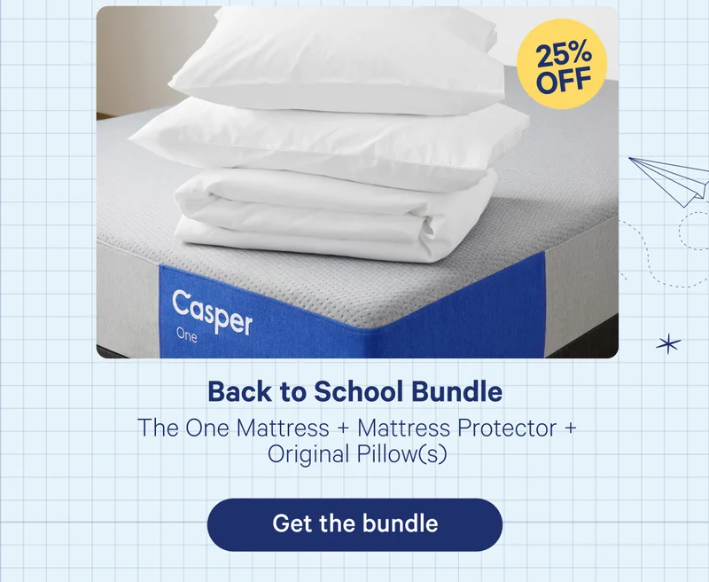 Back to School Bundle; The One Mattress + Mattress Protector + Original Pillow(s)