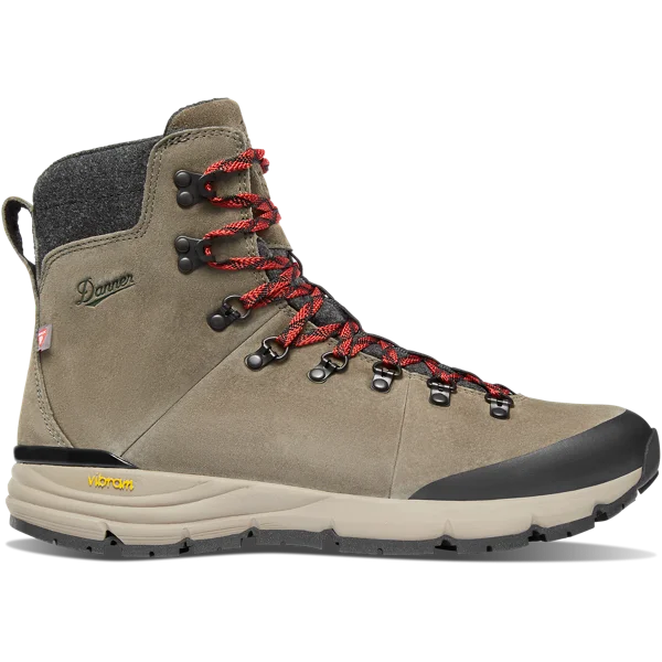 67338 - Arctic 600 Side-Zip - Brown/Red Insulated 200G - Men's