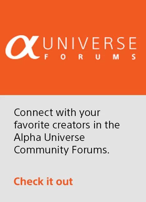 Connect with your favorite creators in the Alpha Universe Community Forums. | Join now
