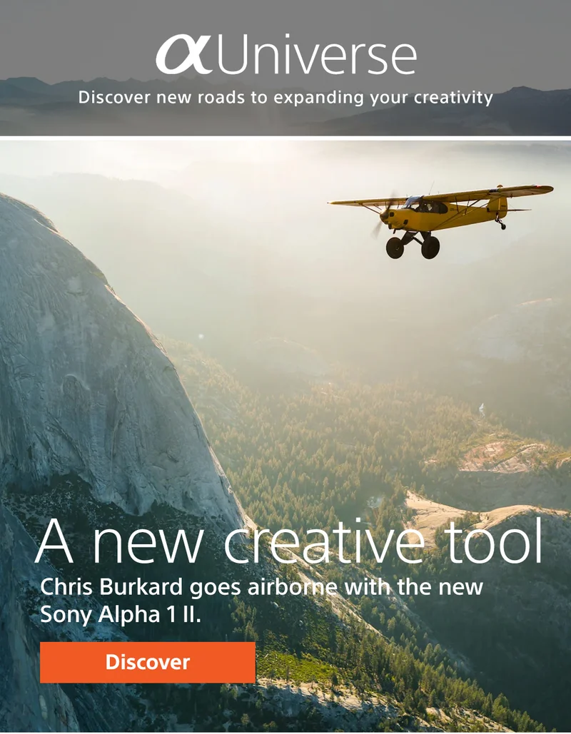 A new creative too | Chris Burkard's goes airborne with the new Sony Alpha 1 II | Discover