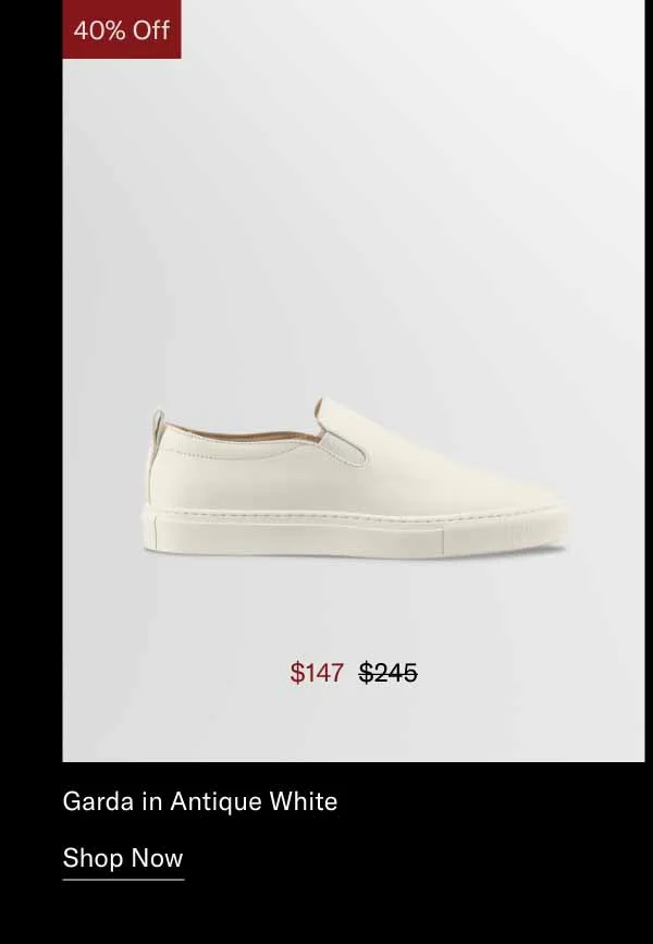 Garda in Antique White. Shop Now