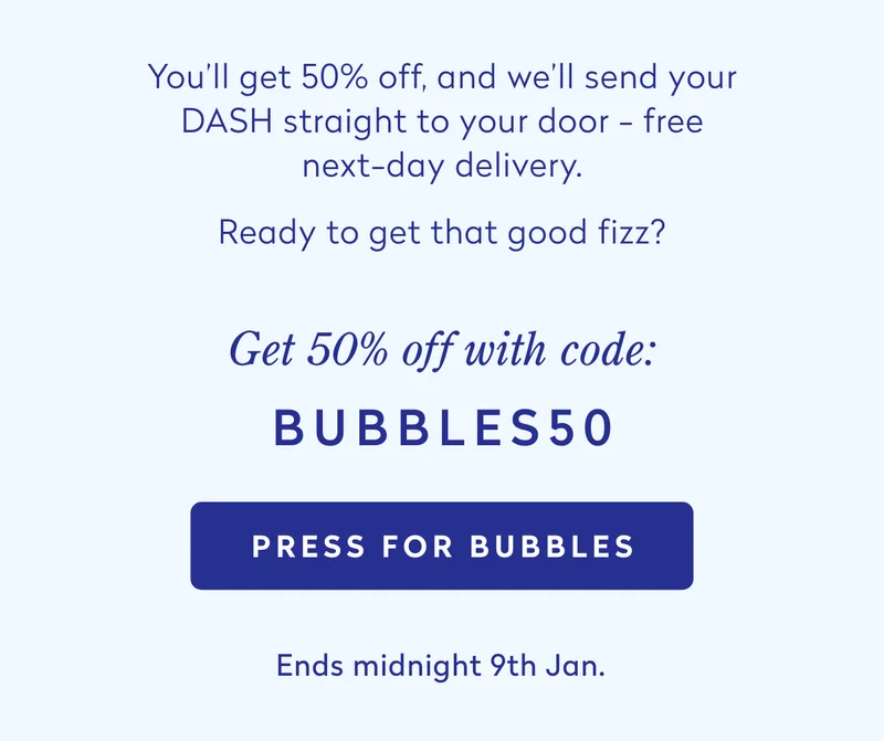 Get 50% off with code: BUBBLES50