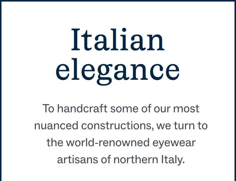 Italian elegance Italian elegance