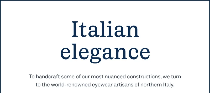 Italian elegance Italian elegance