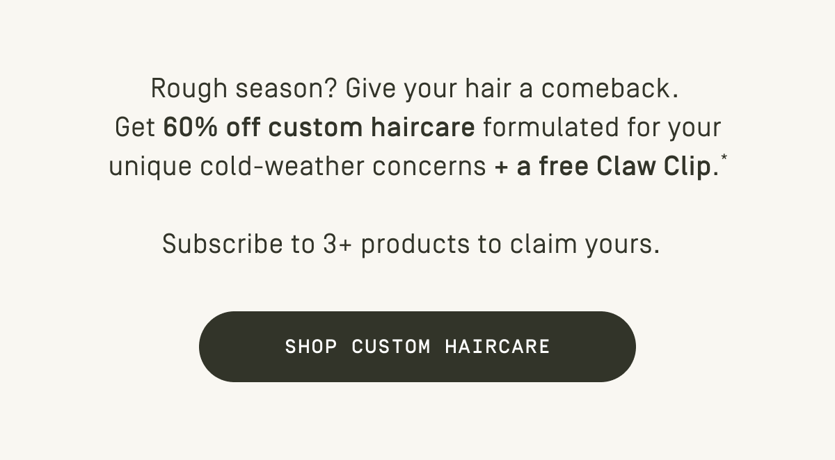 Shop Custom Haircare
