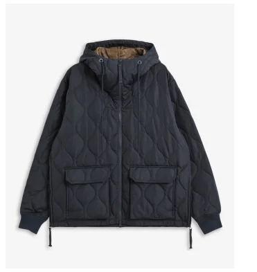 Military W-Zip Down Hoodie