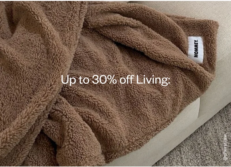 Up to 30% off Living