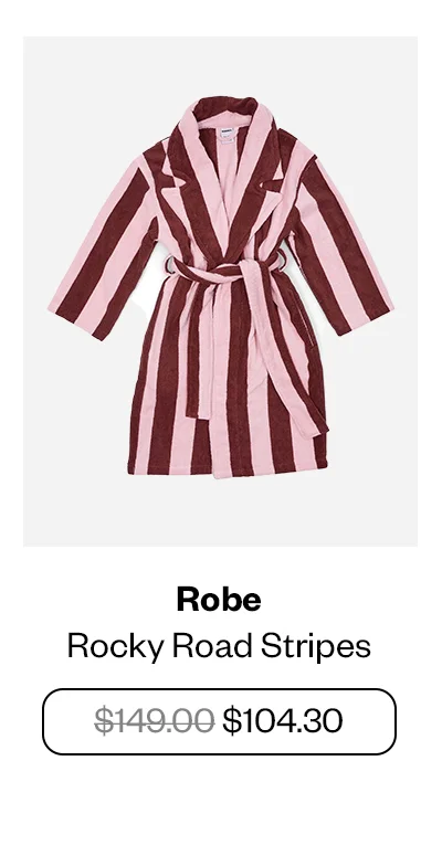 Robe - Rocky Road Stripes