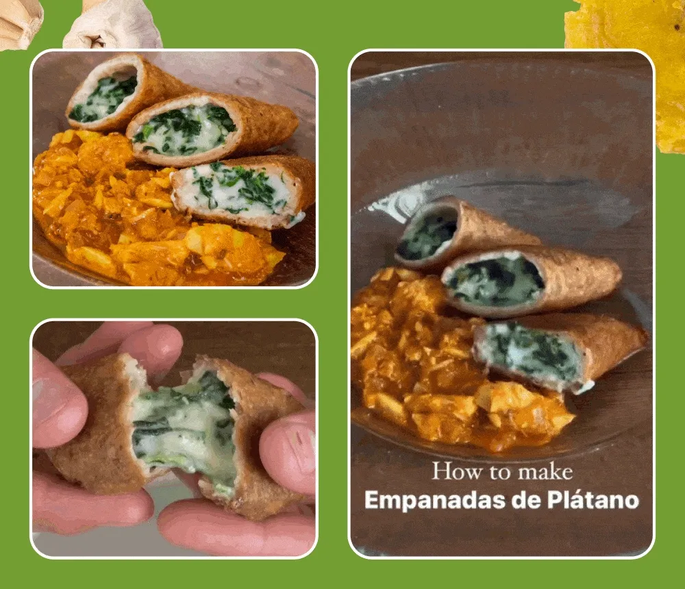 Bacalao Guisado with Plantain Empanadas GET THE RECIPE