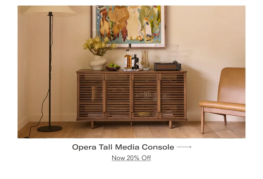 Opera Tall Media Console