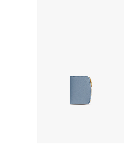 Fold Zip Wallet Azure