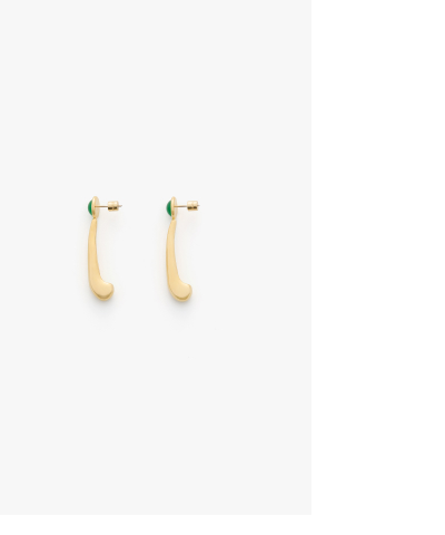 Beaded Long Lluvia Earrings