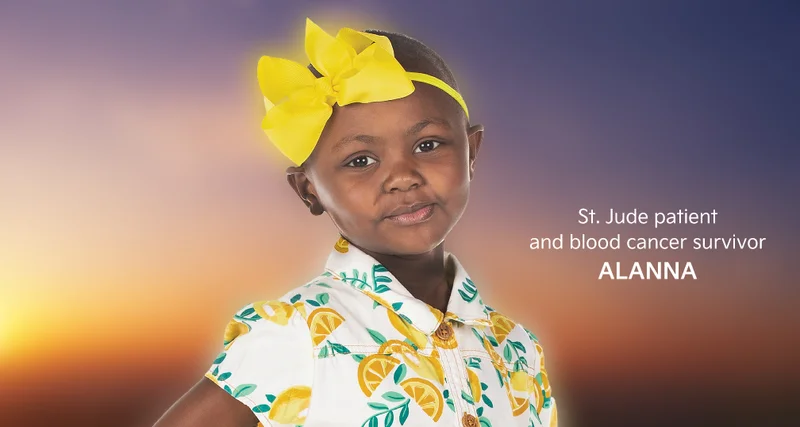 St. Jude patient and blood cancer survivor ALANNA