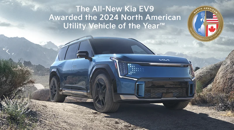 The all-new, Kia EV9 Awarded the 2024 North American Utility Vehicle of the Year(TM)