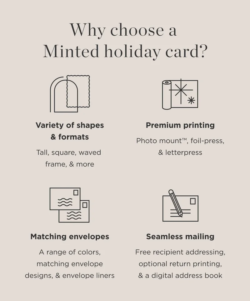 Why Choose a Minted Holiday Card?