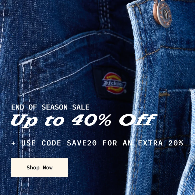 END OF SEASON SALE. Up to 40% off + use code discount code for extra 20% . Shop Now.