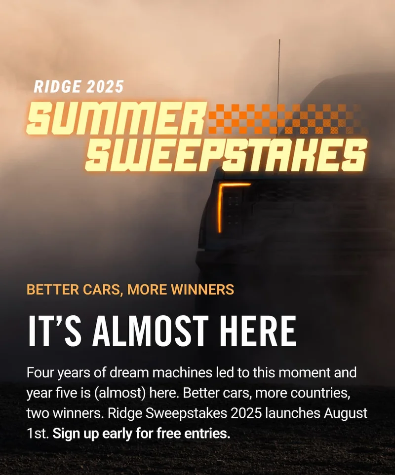 It's Almost Here | 2025 Summer Sweepstakes