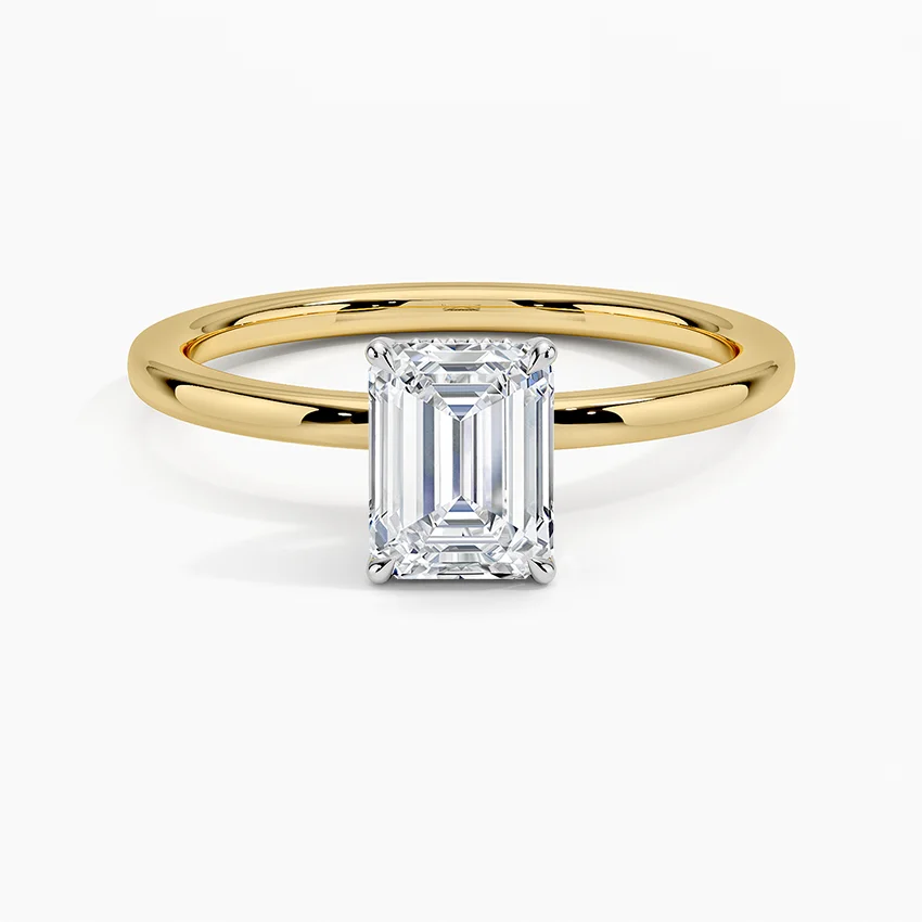 Adorned Mixed Metal Diamond Ring