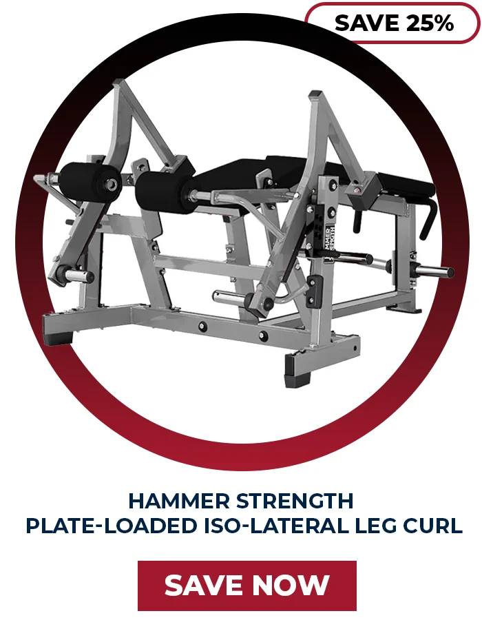25% OFF | Hammer Strength Plate-Loaded Iso-Lateral Leg Curl