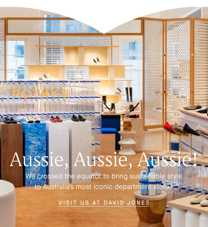 Aussie, Aussie, Aussie! We crossed the equator to bring sustainable style to Australia’s most iconic department store.