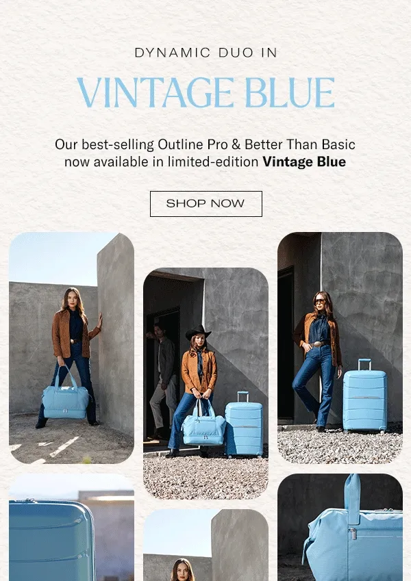 Dynamic Duo in Vintage Blue