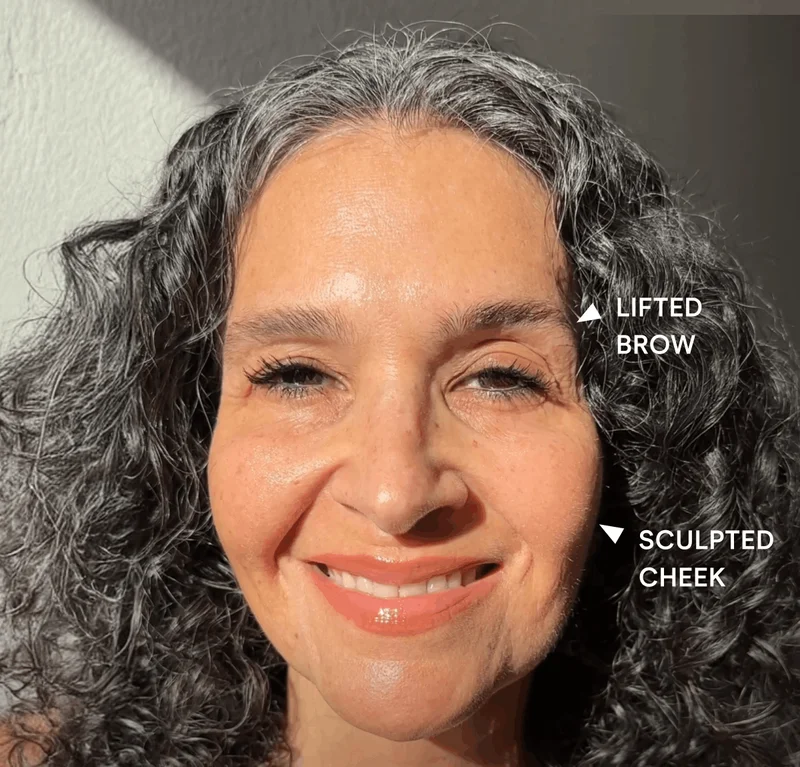 Lifted Brow + Sculpted Cheek