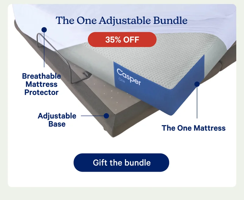 The One Adjustable Bundle; Breathable Mattress Protector + Adjustable Base + The One Mattress