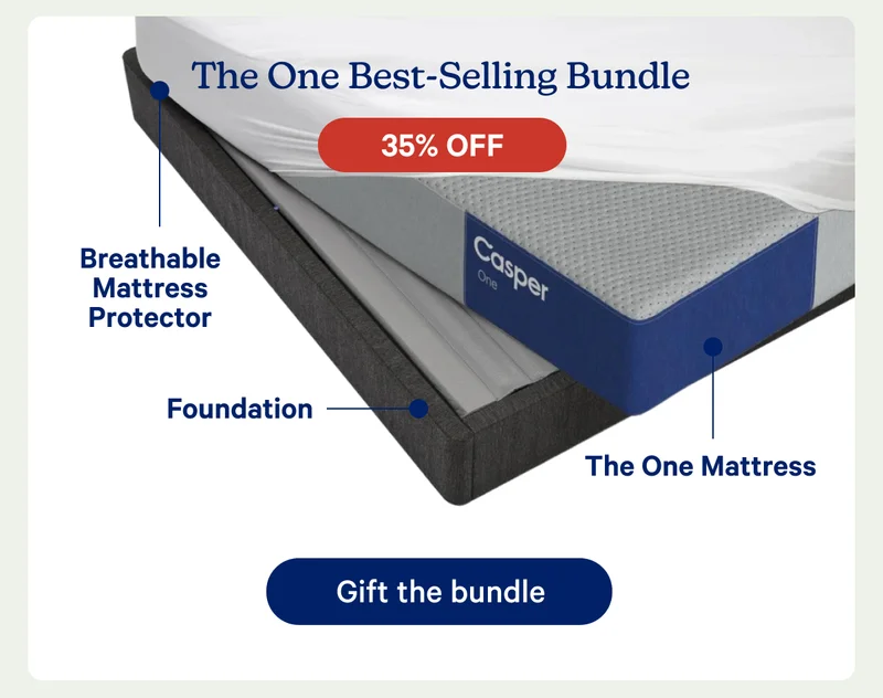 The One Best-Selling Bundle; Breathable Mattress Protector, Foundation, The One Mattress