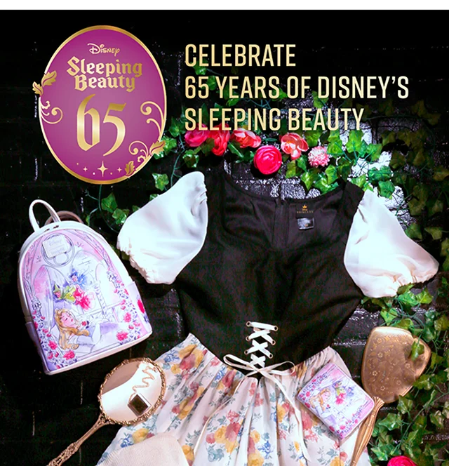Sleeping Beauty 65th Anniversary. Celebrate 65 Years of Disney's Sleeping Beauty. Shop Now