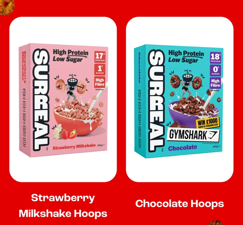 Strawberry Milkshake Hoops and Chocolate Hoops