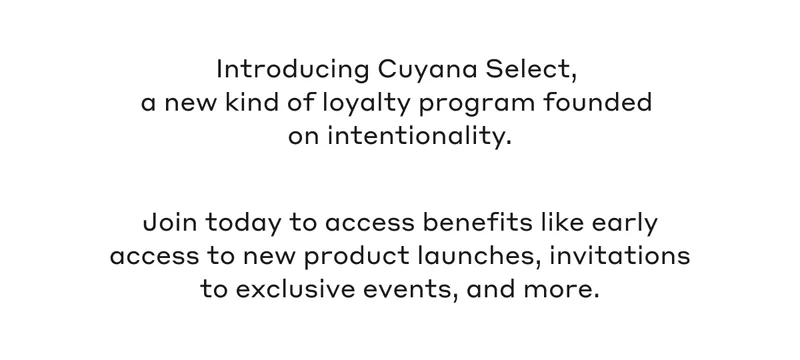 Introducing Cuyana Select