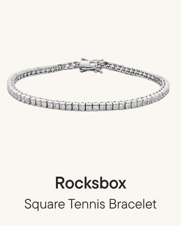 Square Tennis Bracelet