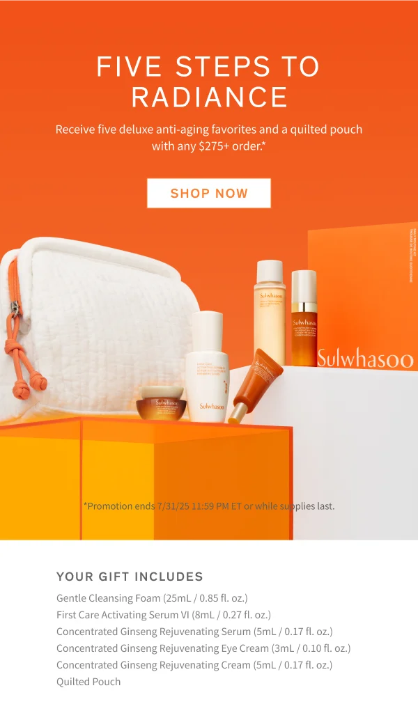 5-piece skin renewal gift