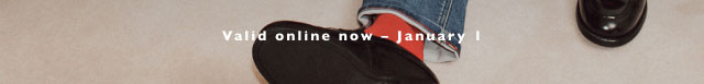 Valid online now - January 1