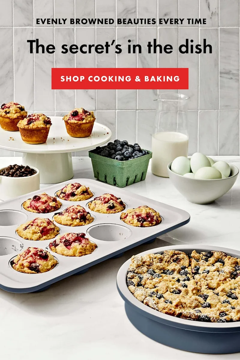 EVENLY BROWNED BEAUTIES EVERY TIME. The secret’s in the dish | SHOP COOKING & BANKING