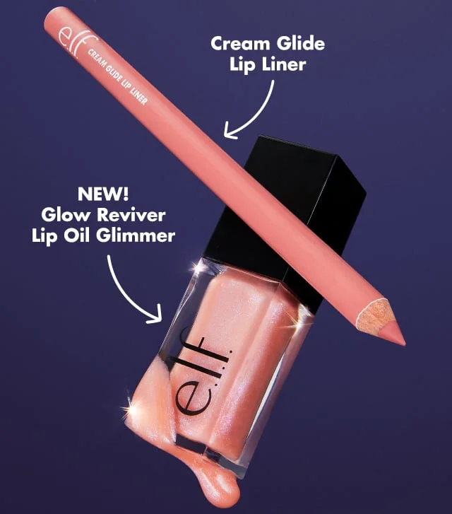 new! Glow reviver lip oil glimmer with Cream glide lip liner new! Glow reviver lip oil glimmer with Cream glide lip liner