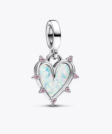 Friendship Opalescent Double Dangle Charm