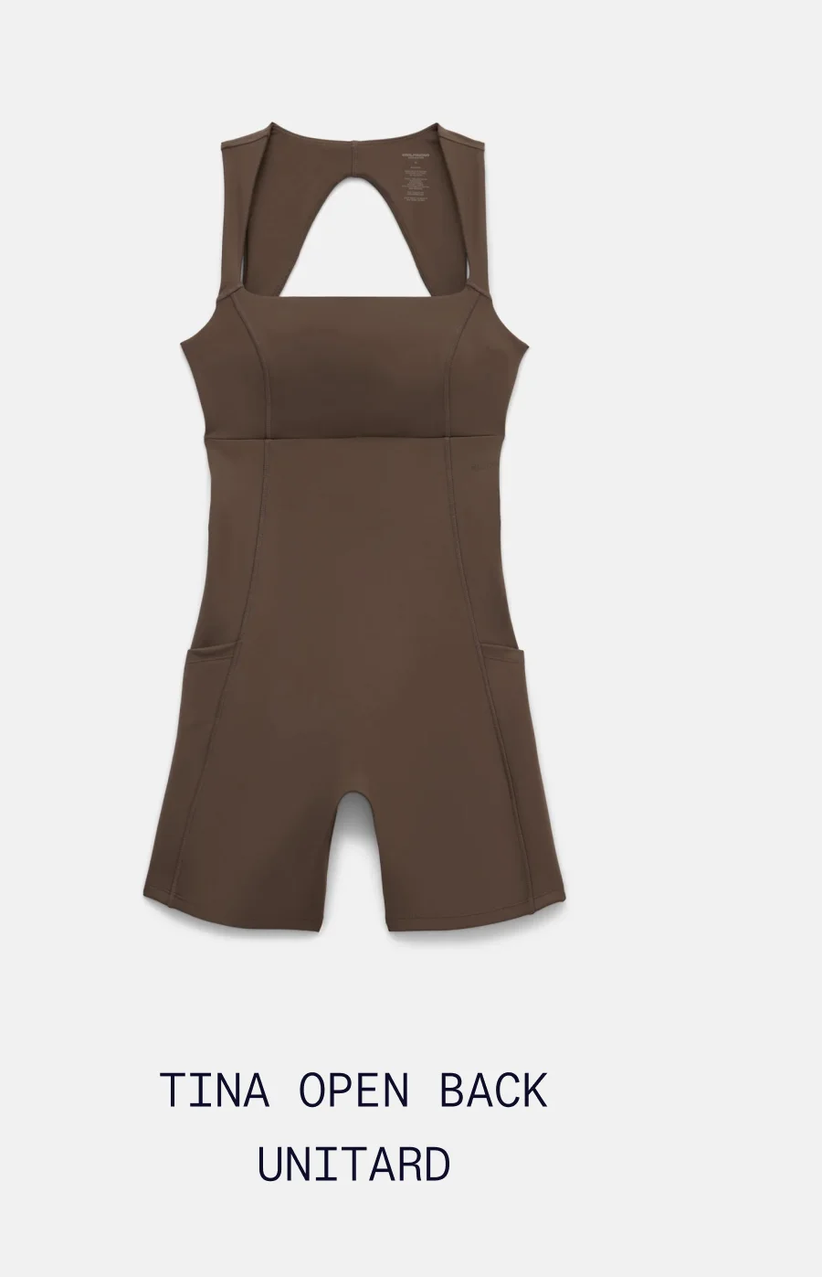 Tina Open Back Unitard