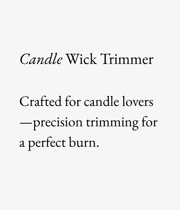 Candle Wick Trimmer