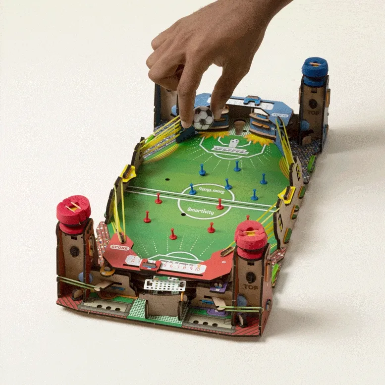 Build & Play Mini Soccer Game