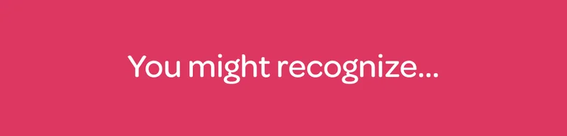 You might recognize…