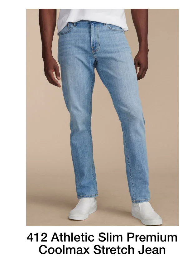 412 Athletic Slim Premium Coolmax Stretch Jean