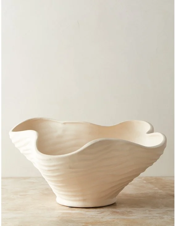 Wrinkle Decorative Bowl by Sarah Sherman Samuel-Centerpiece Bowl