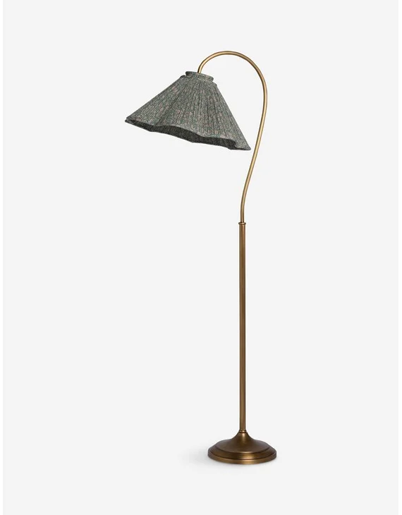 Jordan Floor Lamp-Fransen and Antique Brass