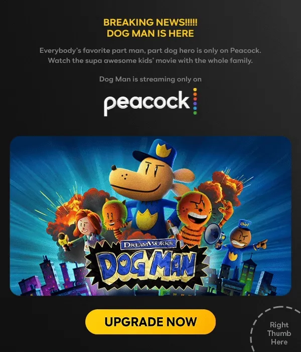 Breaking News!!!! Dog Man is Here