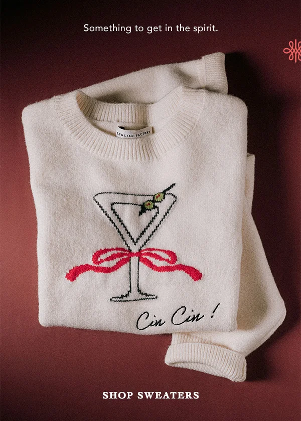 something to get in the spirit, shop sweaters