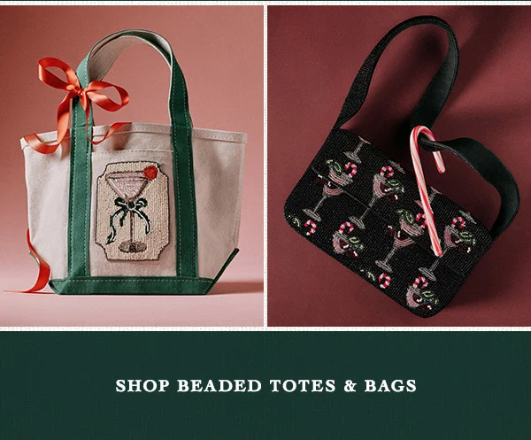 shop beaded totes and bags